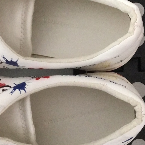 🆕 No Tags ZARA Graffiti Butterfly Lace Up Sneaker - Picture 10 of 12